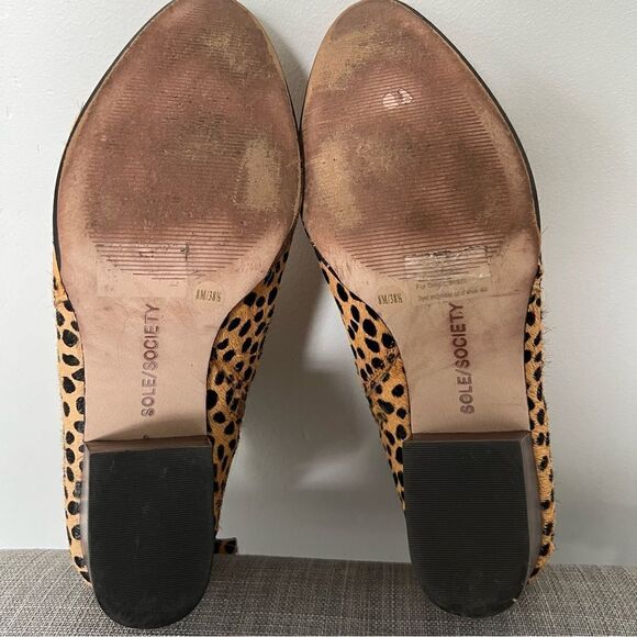 Sole Society Cheetah Dot Calf Hair Bootie // size 8 - Picture 7 of 8
